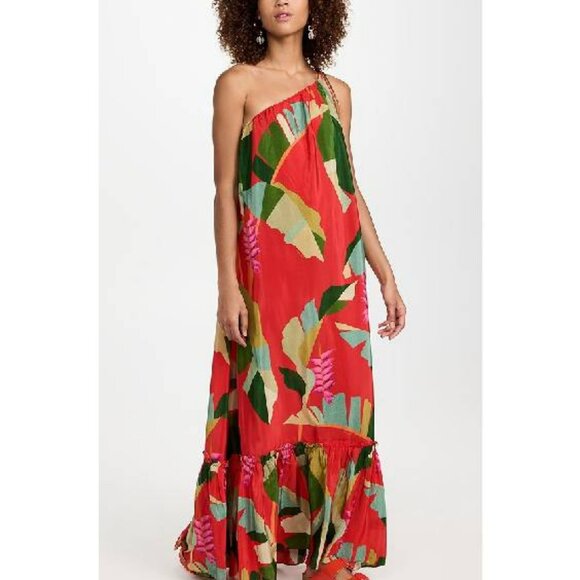 Heliconia Heaven Red Tank Dress main image 1